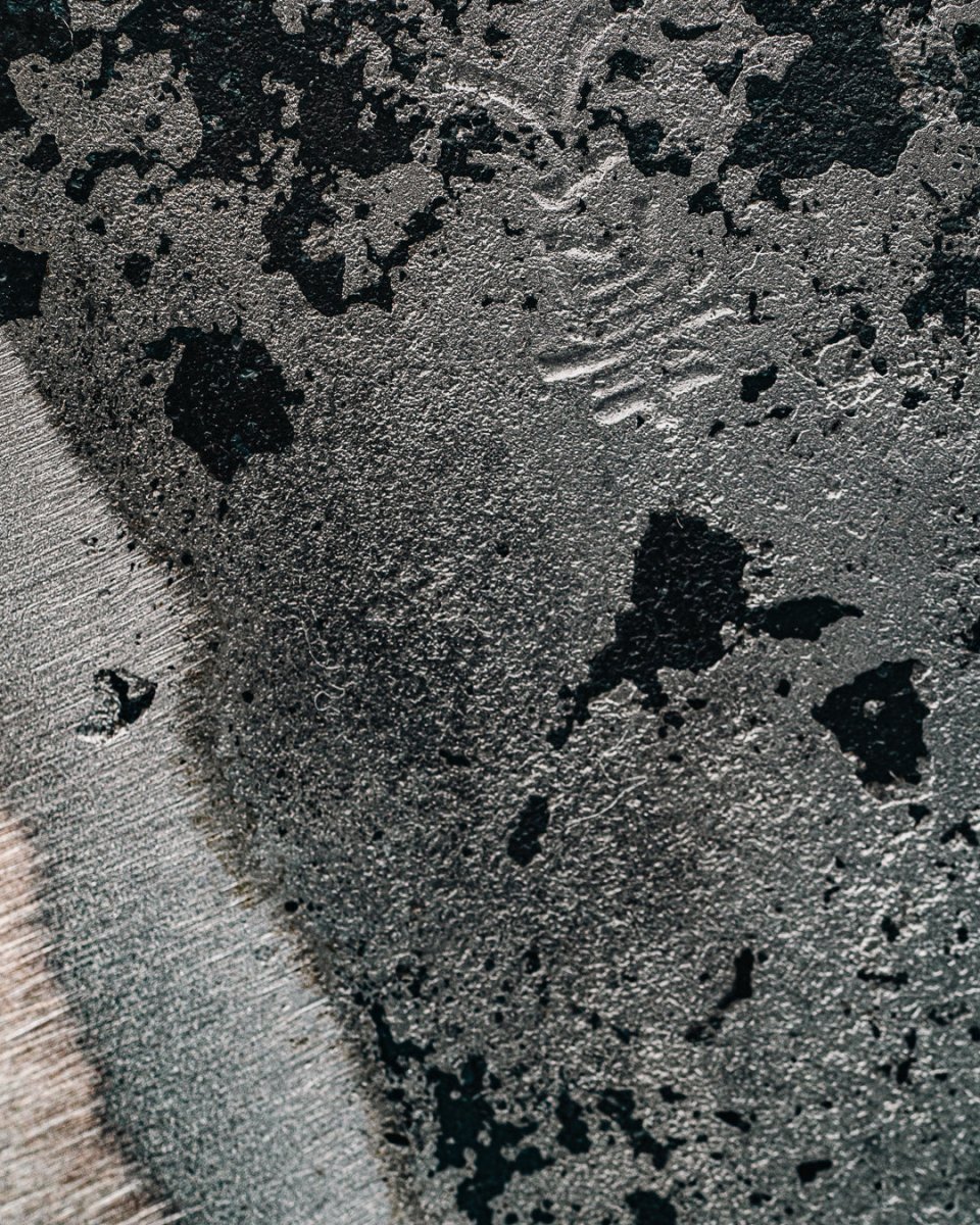 OUL Blue2 Kurouchi Nakiri knivblad 120 mm tomatosharp