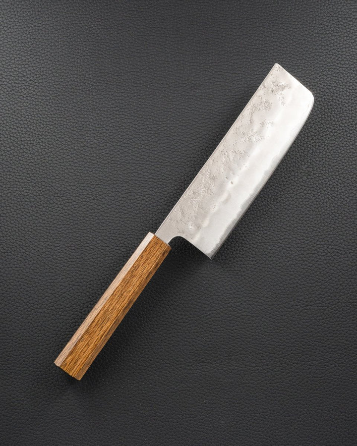 OUL Ginsan Nashiji Black Oak Nakiri 165 mm OUL