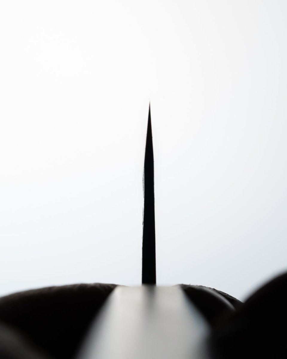 OUL Kurouchi Blue II Small Nakiri 120 mm OUL