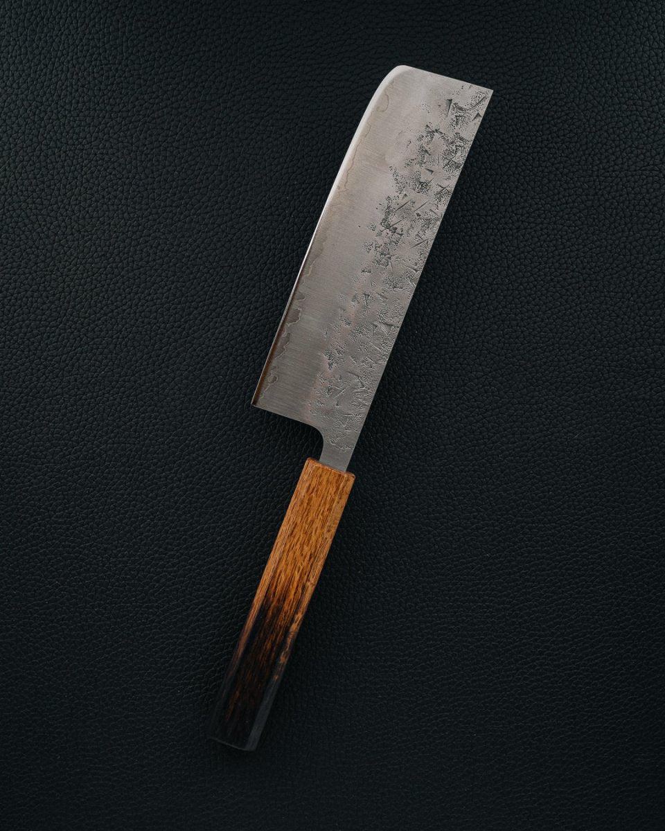 OUL SLD Nashiji Burnt Oak Nakiri 165 mm OUL