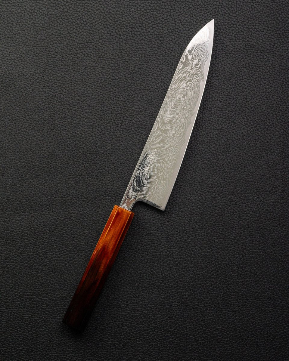 OUL Urushi Uzu Damascus Gyuto 210 mm OUL