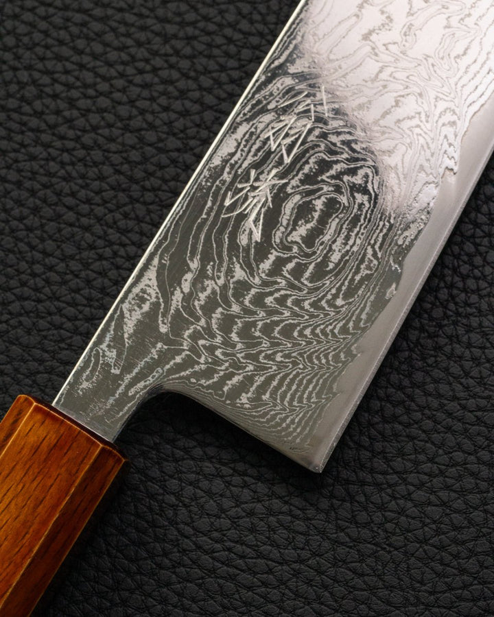 OUL Urushi Uzu Damascus Gyuto 240 mm tomatosharp