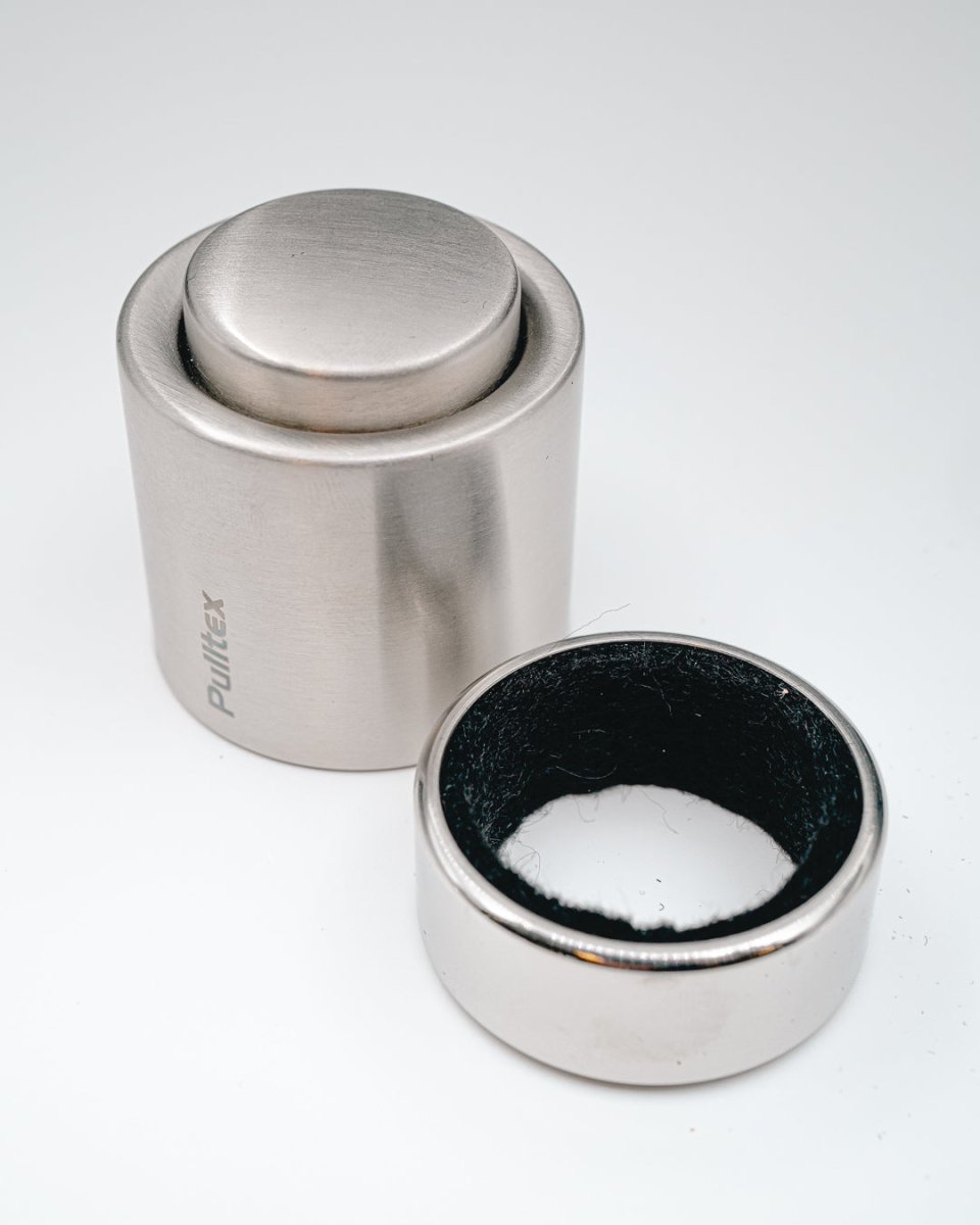 Pulltex Champagne stopper & dryppering stål PULLTEX