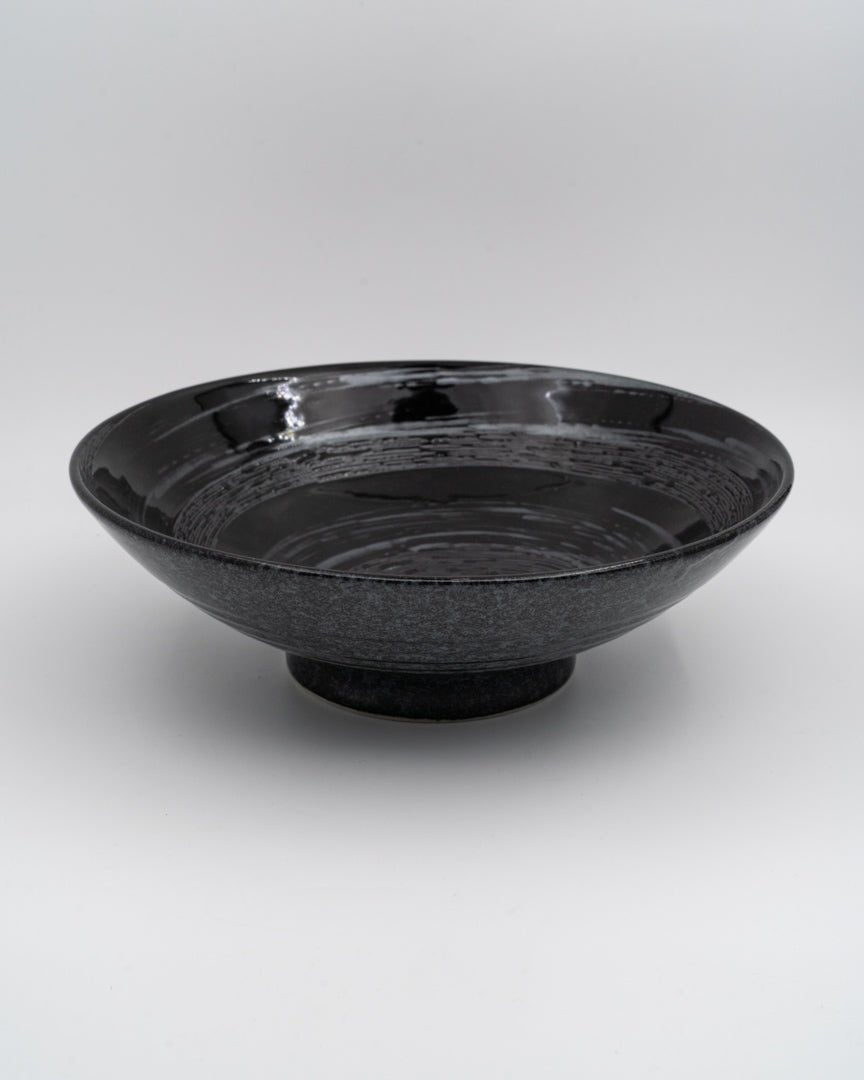 Ramenbolle 24,5 cm, MADE IN JAPAN Gunmetal Swirl MIJ