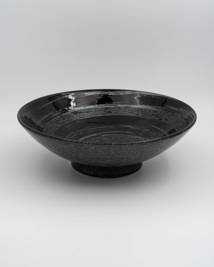 Ramenbolle 24,5 cm, MADE IN JAPAN Gunmetal Swirl MIJ