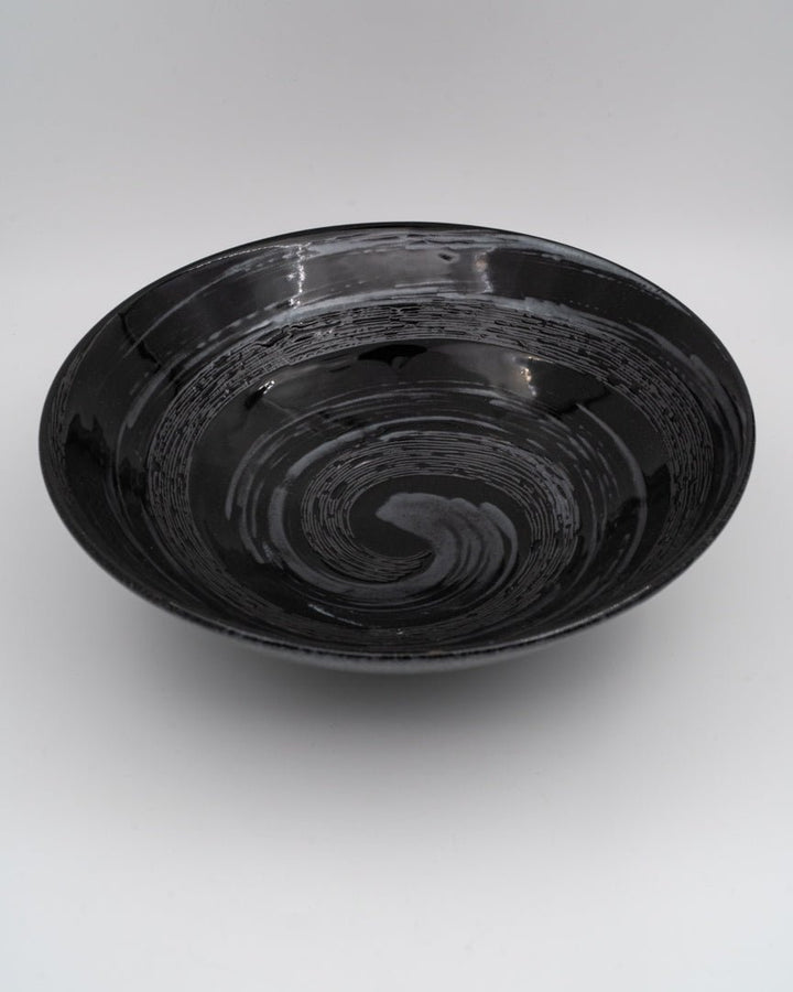 Ramenbolle 24,5 cm, MADE IN JAPAN Gunmetal Swirl MIJ