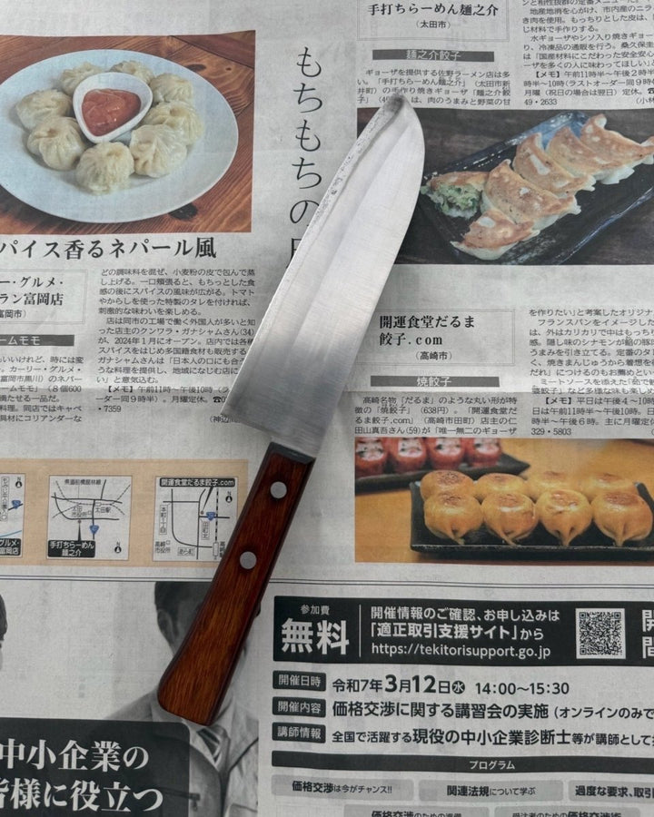 SAISEI Silver Santoku 165 mm Saisei