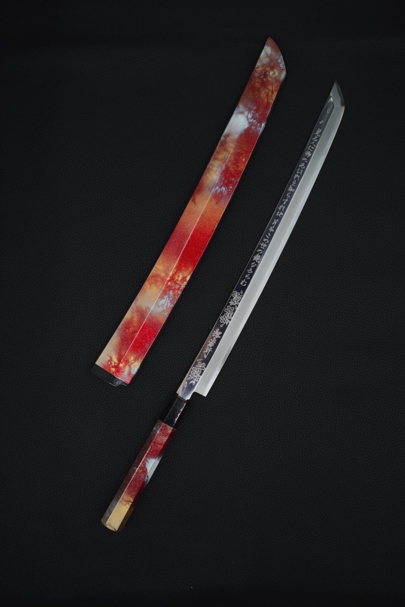 Sakai Takayuki Rinka Ginsan Sakimaru Takohiki 390mm tomatosharp