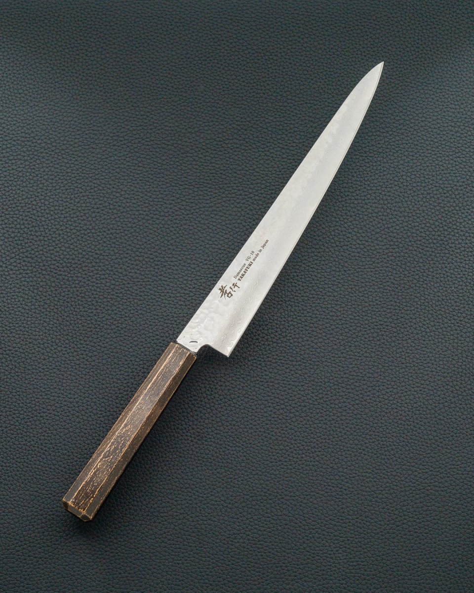 Sakai Takayuki VG10 Damascus Sumi Sujihiki 240 mm tomatosharp
