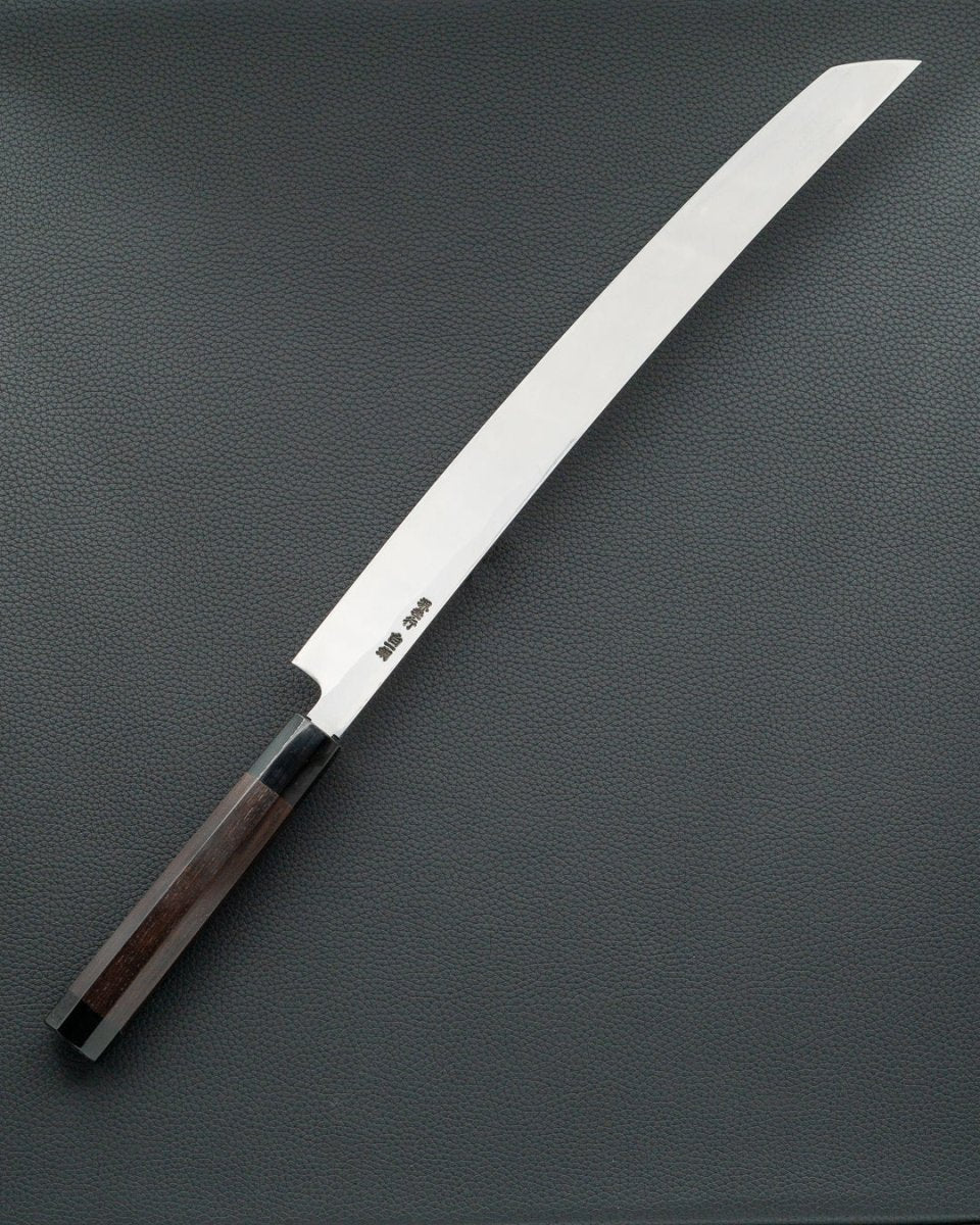 Sakai Takayuki Zangetsu Byakko Mirror Sakimaru Takohiki 390 mm tomatosharp