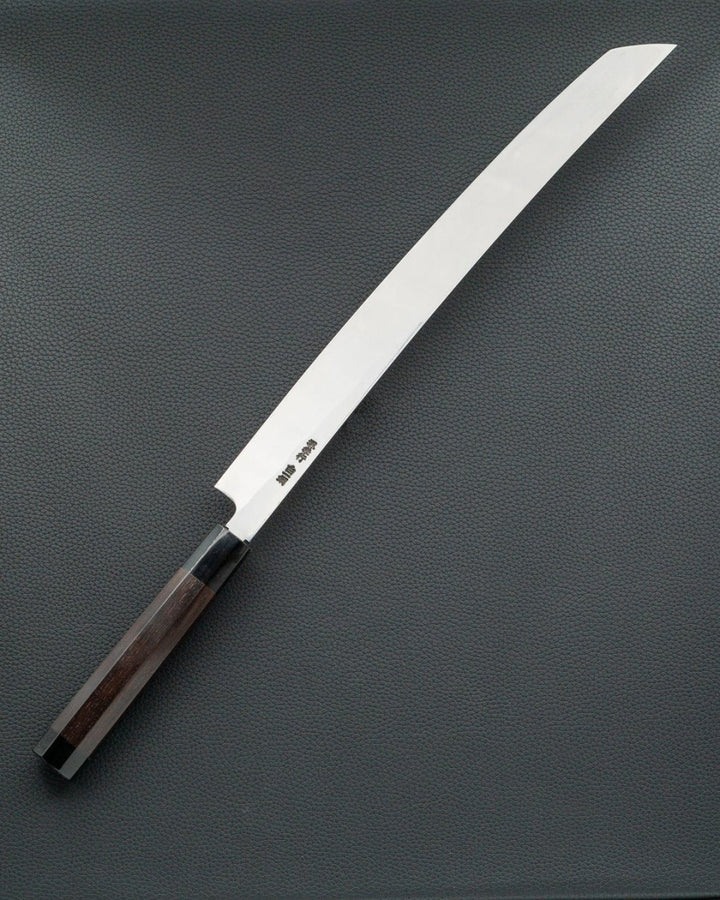 Sakai Takayuki Zangetsu Byakko Mirror Sakimaru Takohiki 390 mm tomatosharp