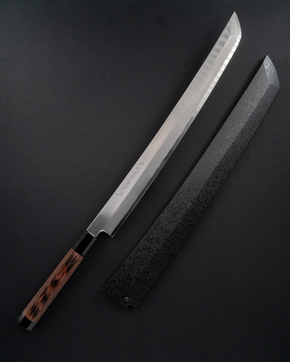 SAKAI TAKAYUKI Zangetsu Ginsan EB Sakimaru 390 mm tomatosharp