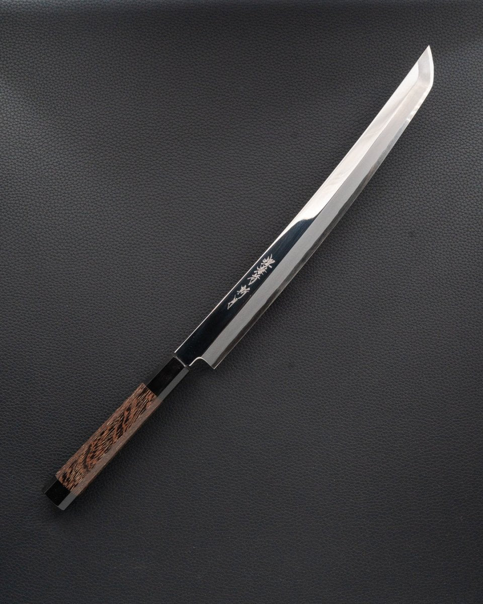 SAKAI TAKAYUKI Zangetsu Ginsan Mirror Sakimaru 330 mm tomatosharp