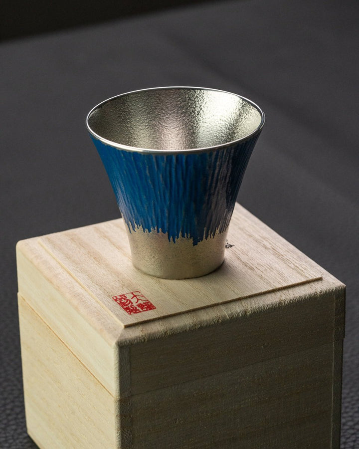 Sakekopp - Mt. Fuji Guinomi Blå Osaka Suzuki