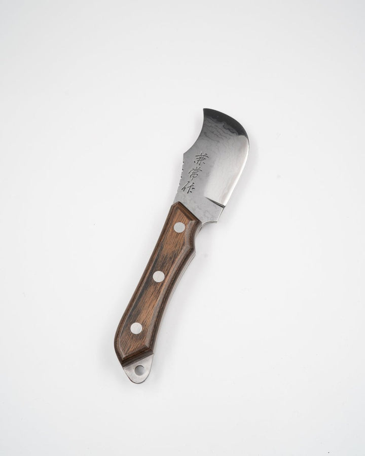 SEKI KANETSUNE Seseragi Damascus Blue Steel Flåkniv 70 mm tomatosharp