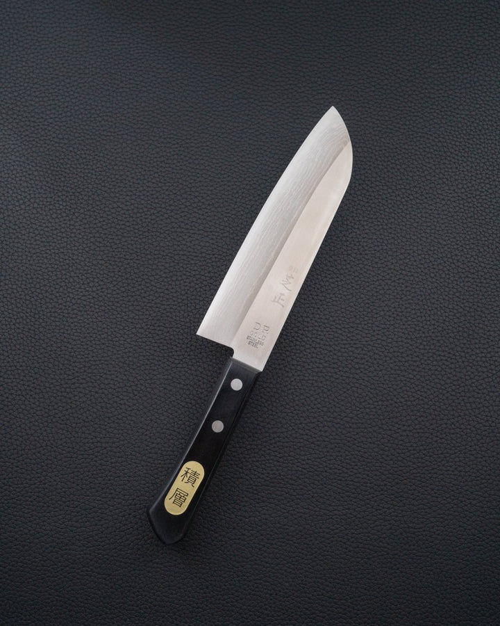 SHIBAMASA V5 Damascus Santoku 170 mm tomatosharp