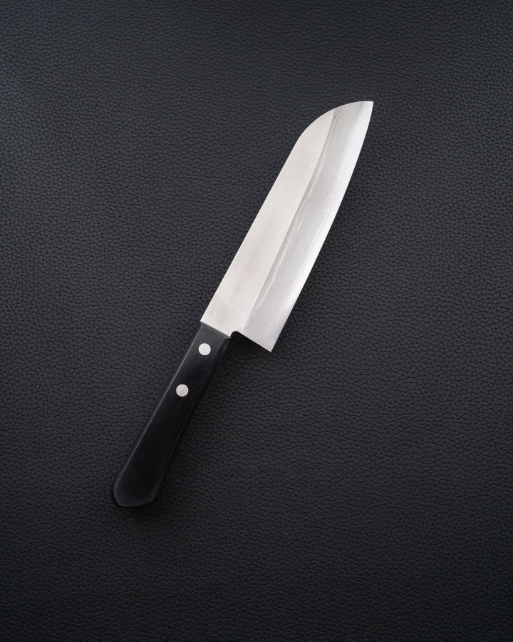 SHIBAMASA V5 Damascus Santoku 170 mm tomatosharp