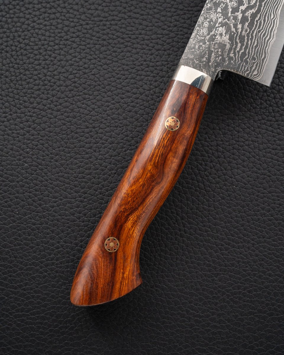 SHIGEKI TANAKA SG2 Damascus Ironwood Gyuto 180 mm tomatosharp