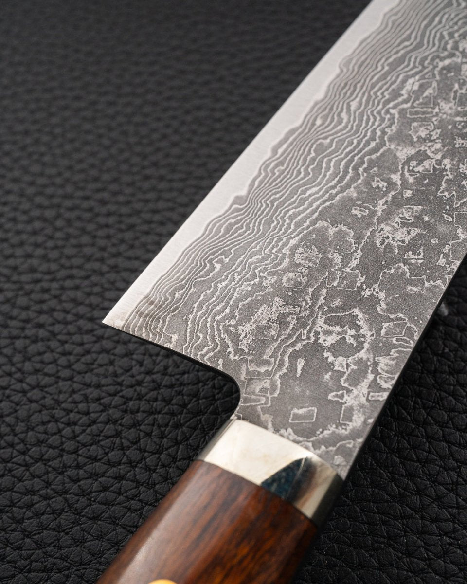 SHIGEKI TANAKA SG2 Damascus Ironwood Gyuto 210 mm tomatosharp