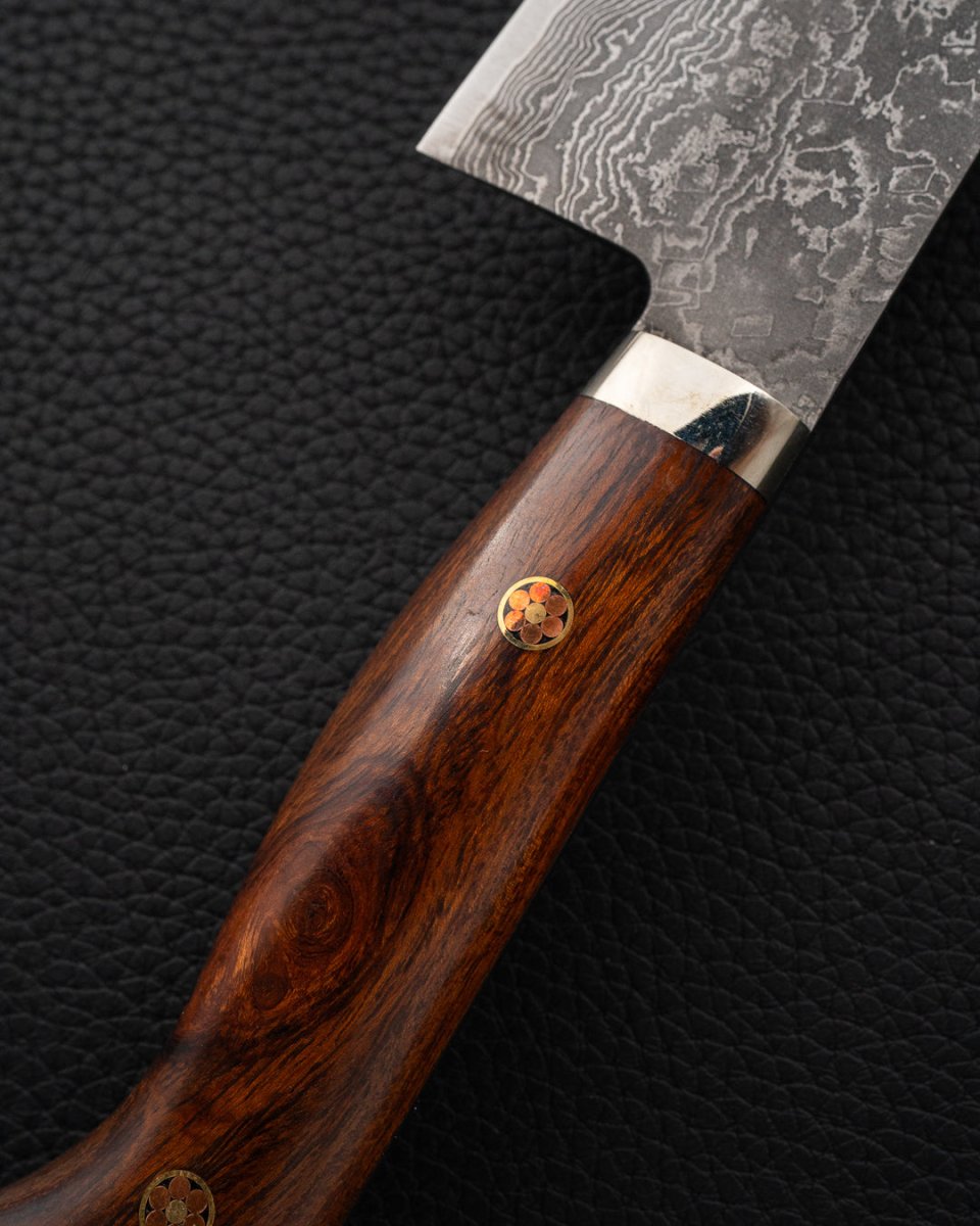 SHIGEKI TANAKA SG2 Damascus Ironwood Gyuto 210 mm tomatosharp