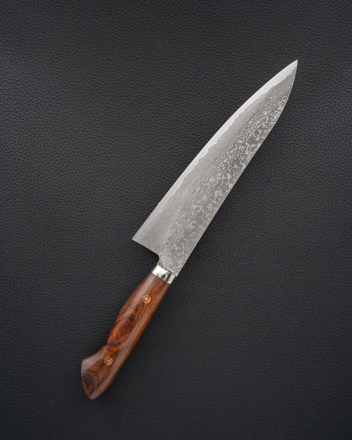SHIGEKI TANAKA SG2 Damascus Ironwood Gyuto 210 mm tomatosharp