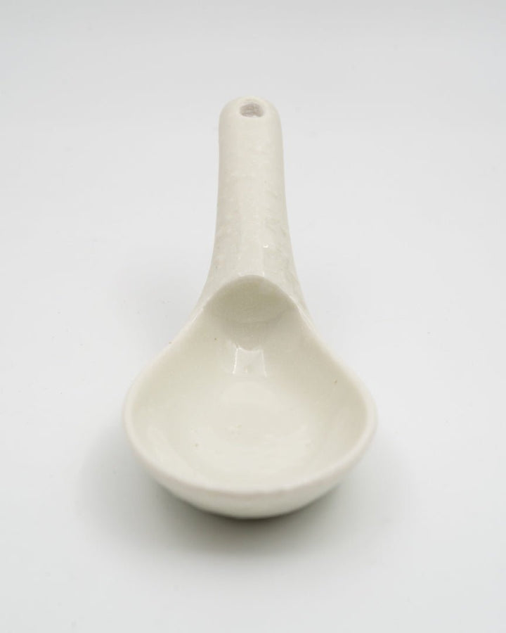 Skje 15 cm, MADE IN JAPAN Matt hvit MIJ
