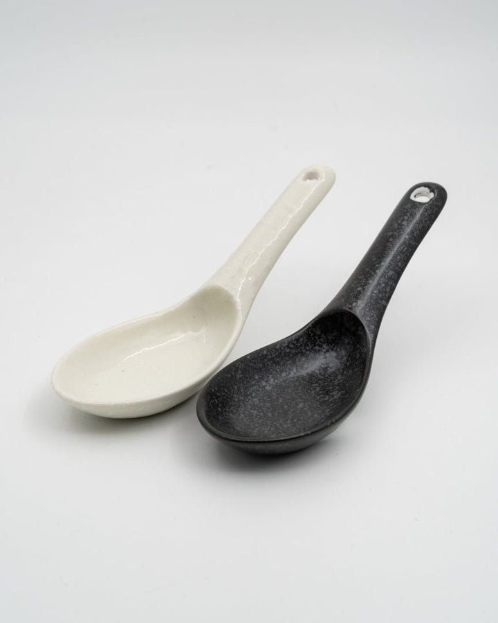 Skje 15 cm, MADE IN JAPAN Matt hvit MIJ