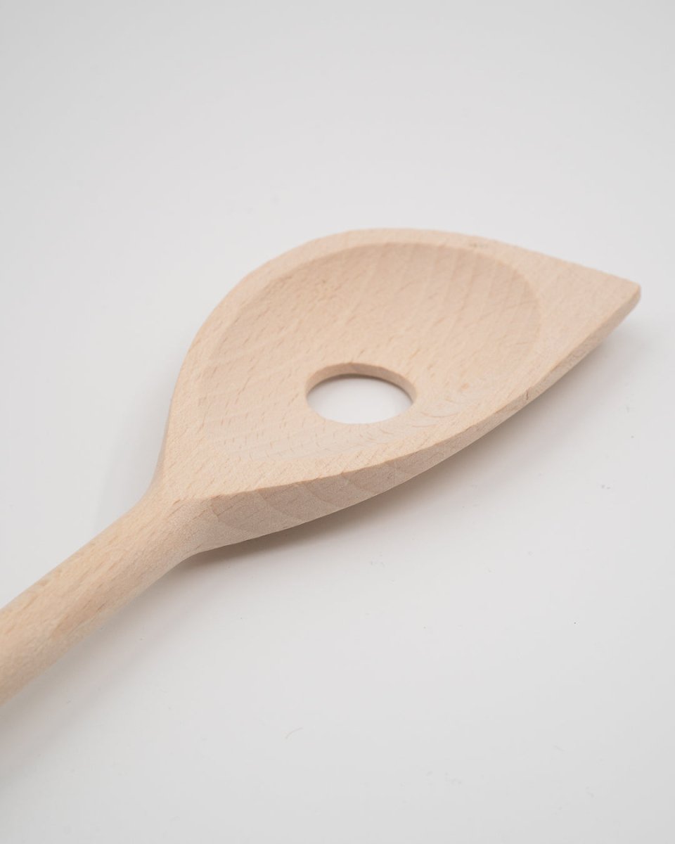 Sleiv med hull, bøk 30 cm Scanwood