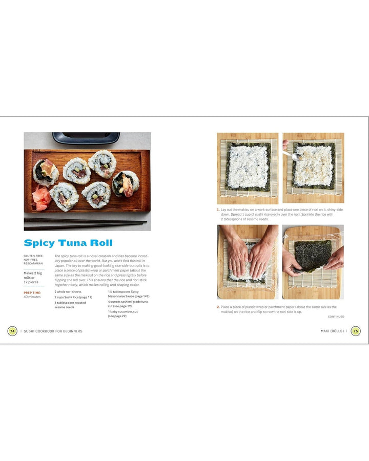 Sushi Cookbook For Beginners - Chika Ravitch tomatosharp
