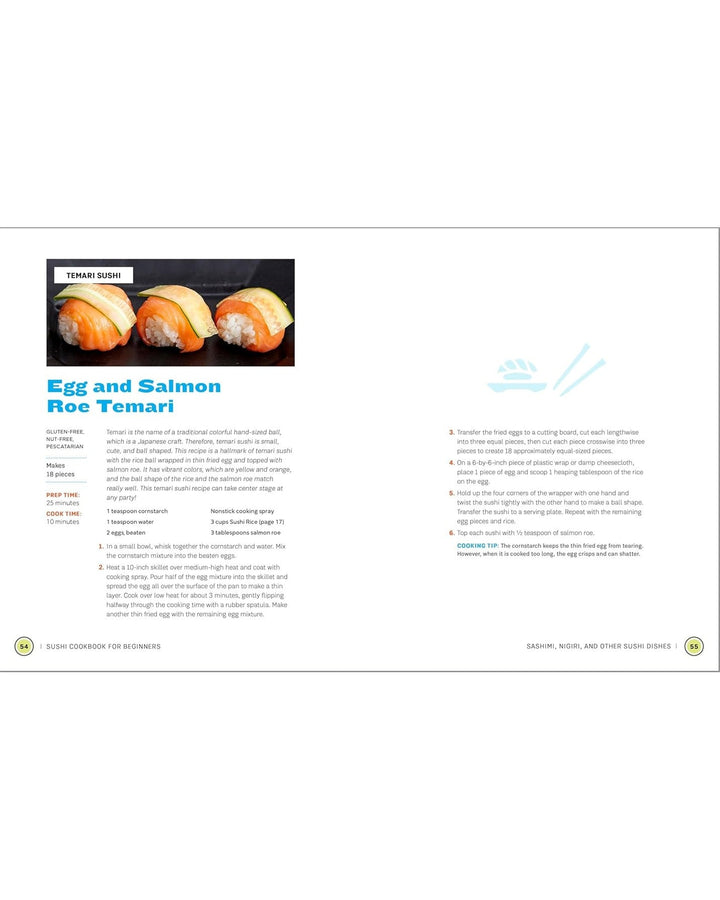Sushi Cookbook For Beginners - Chika Ravitch tomatosharp