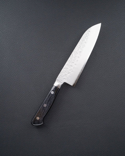 TAKAMURA V10 Tsuchime Santoku 170 mm tomatosharp