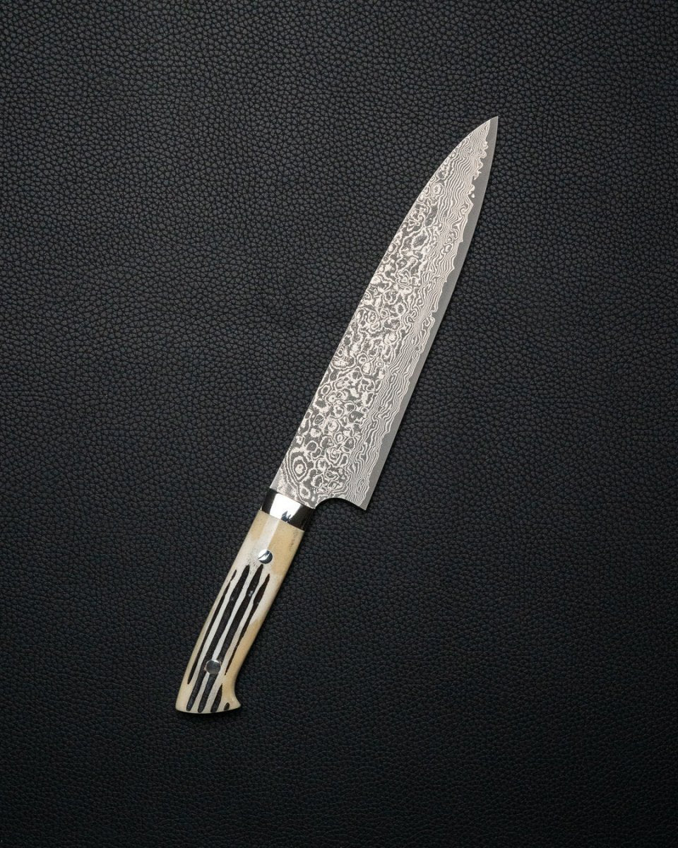 TAKESHI SAJI R2 Damascus Black Gyuto 210 mm tomatosharp