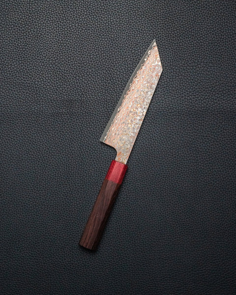 TAKESHI SAJI Rainbow Damascus Nashiji Bunka 165 mm Takeshi Saji
