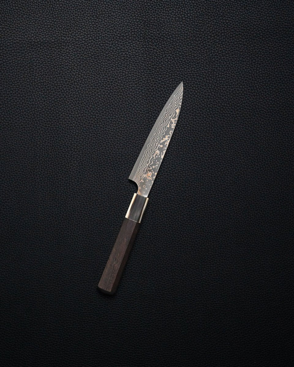 TAKESHI SAJI Rainbow Damascus Petty 130 mm Takeshi Saji