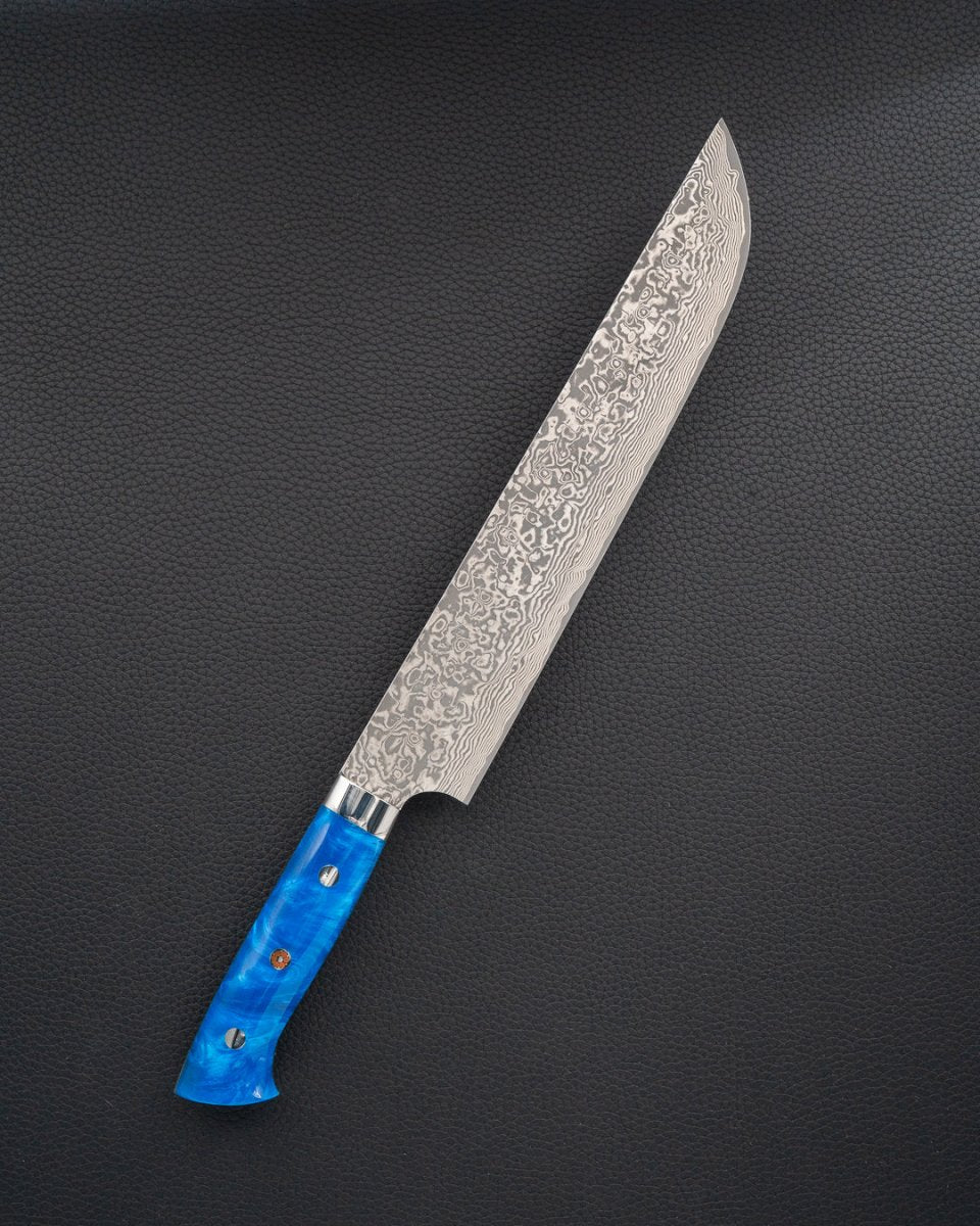 TAKESHI SAJI SG2 Kuro Blue Sakimaru Sujihiki 240 mm tomatosharp