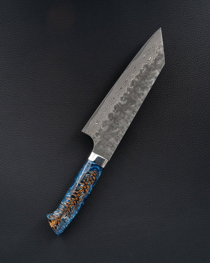 TAKESHI SAJI V10 Cross Blue Pine Bunka 180 mm Takeshi Saji