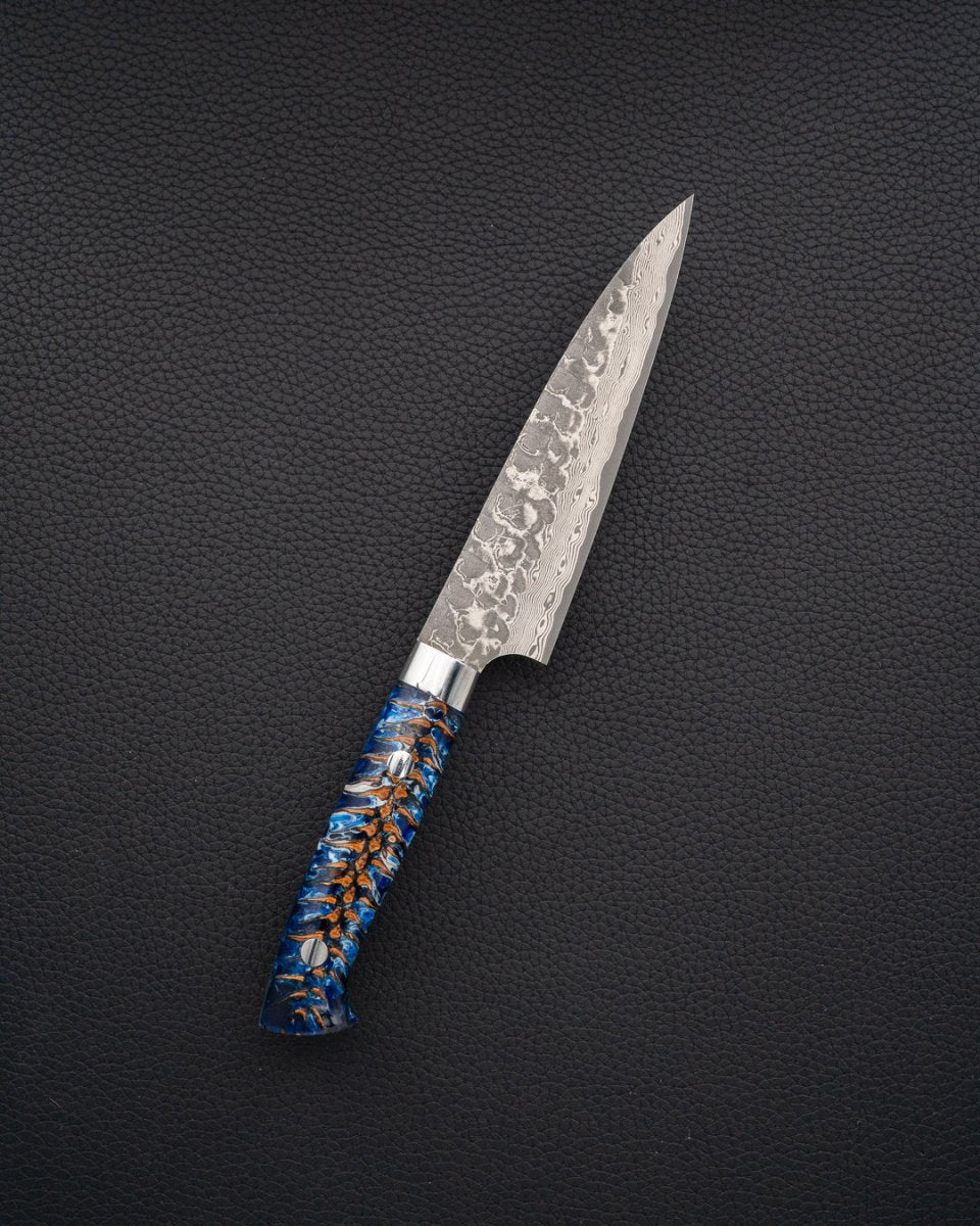 TAKESHI SAJI V10 Cross Blue Pine Petty 135mm tomatosharp
