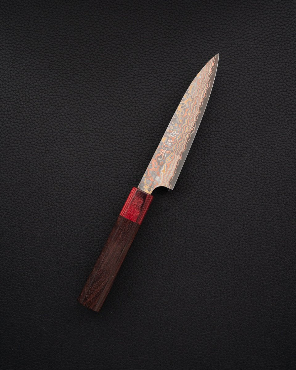 TAKESHI SAJI V10 Rainbow Nashiji Petty 130 mm tomatosharp