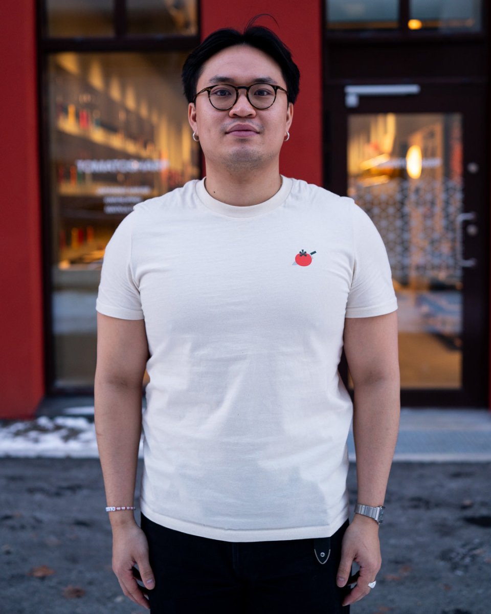 Tomatosharp Knife Repair Service T-shirt, White tomatosharp