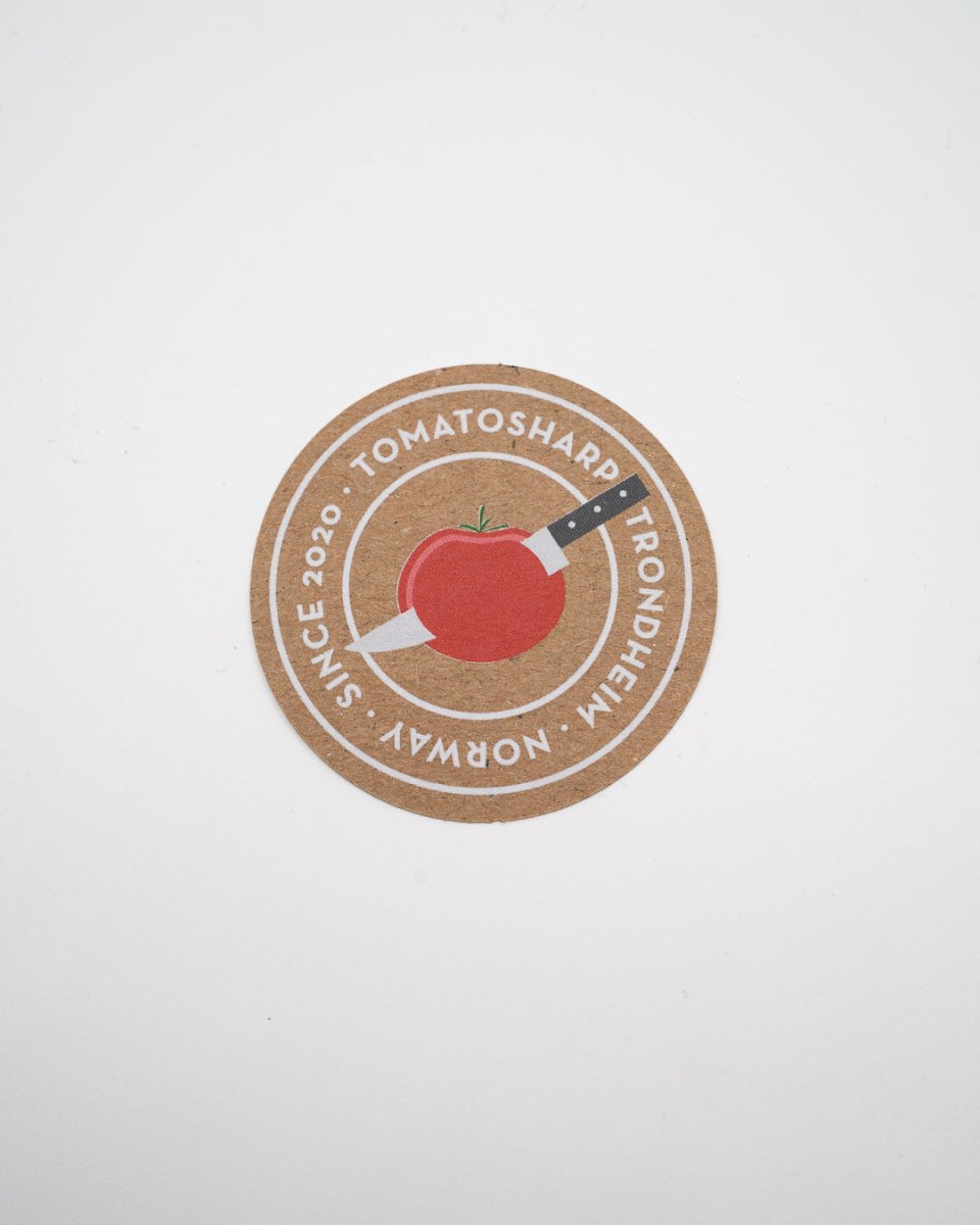 Tomatosharp Kraft Paper sticker Tomatosharp
