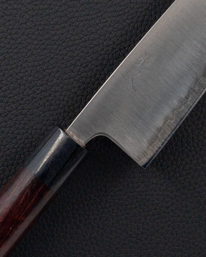 TSUNEHISA Aogami Super Migaki Rosewood Santoku 165 mm Tsunehisa