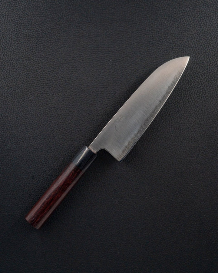 TSUNEHISA Aogami Super Migaki Rosewood Santoku 165 mm Tsunehisa