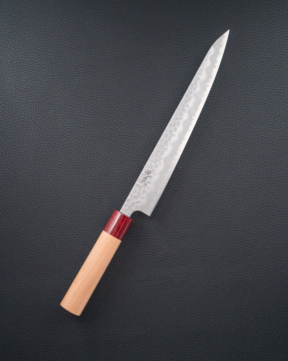 TSUNEHISA AS Tsuchime Red Cherry Sujihiki 240 mm tomatosharp