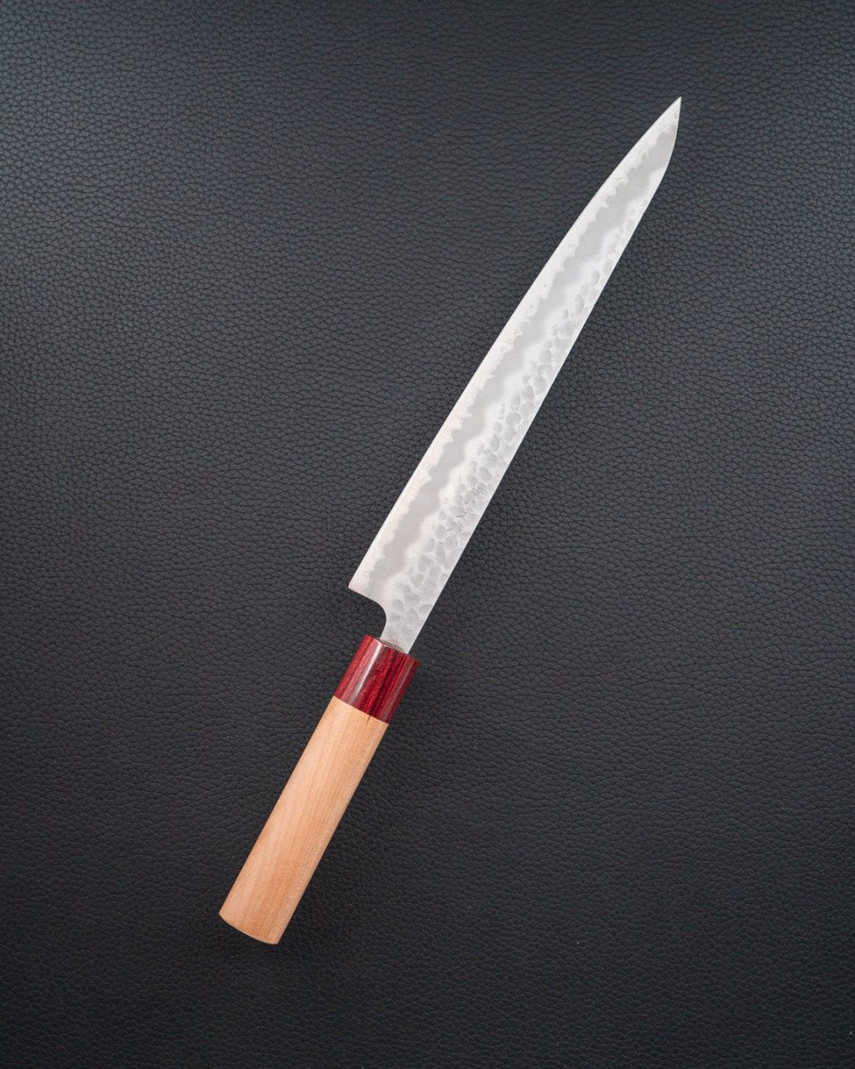 TSUNEHISA AS Tsuchime Red Cherry Sujihiki 240 mm Tsunehisa