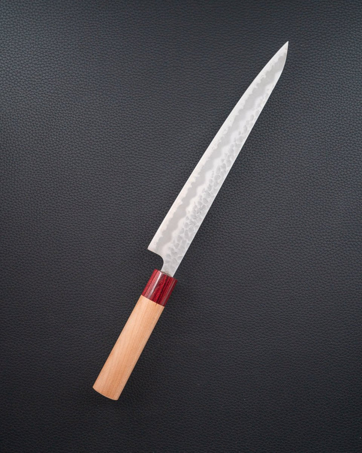 TSUNEHISA AS Tsuchime Red Cherry Sujihiki 240 mm Tsunehisa