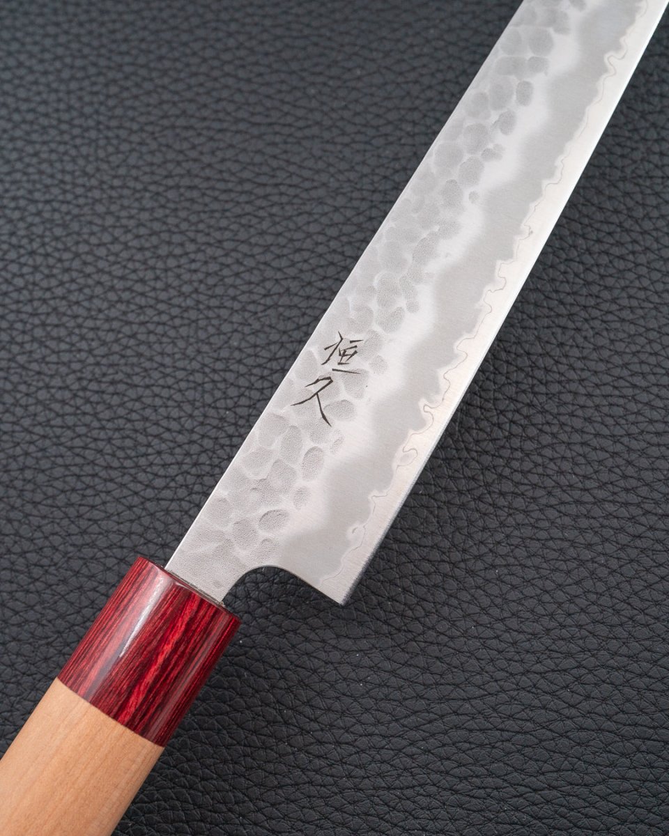 TSUNEHISA AS Tsuchime Red Cherry Sujihiki 240 mm tomatosharp