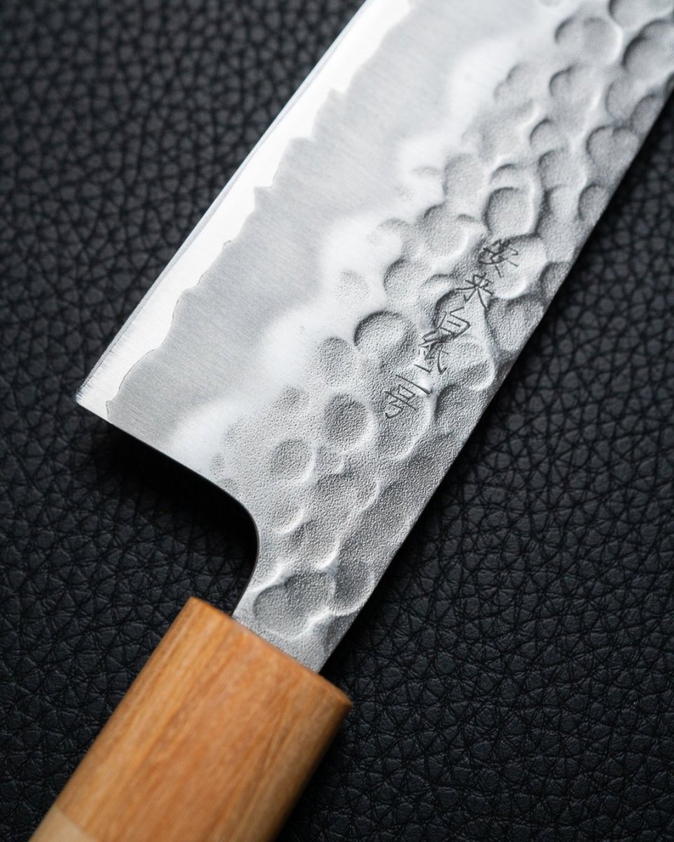 TSUNEHISA Shiro2 White Cherry Santoku 180 mm Tsunehisa