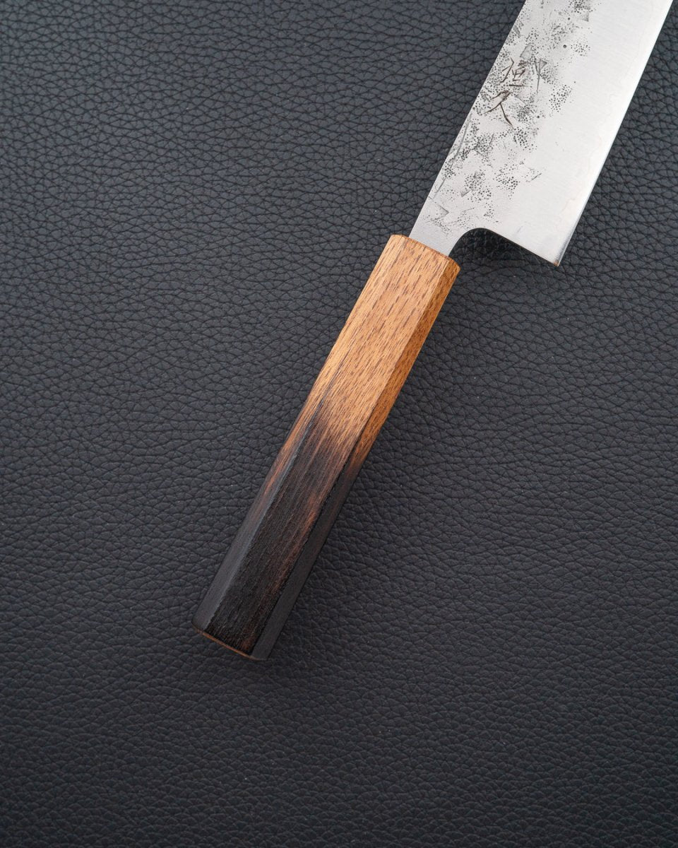 TSUNEHISA SLD Washiji Burnt Oak Bunka 170 mm + Keramisk skjerpestav tomatosharp