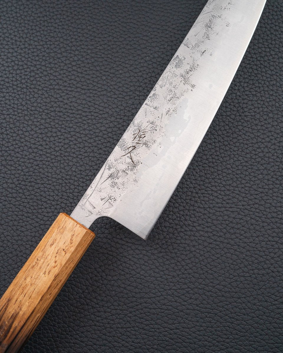 TSUNEHISA SLD Washiji Burnt Oak Gyuto 210 mm Tsunehisa