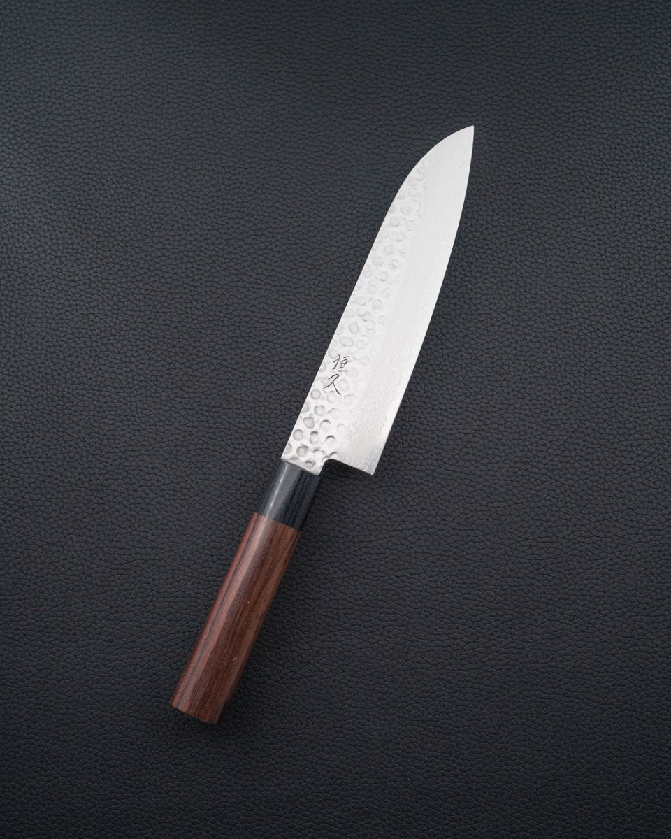 TSUNEHISA VG10 Damascus Rosewood Santoku 165 mm Tsunehisa